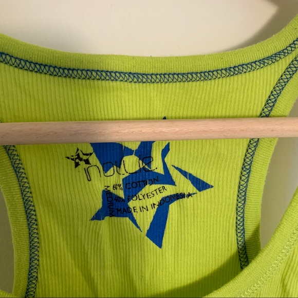 EUC Nollie ribbed neon tank top - Picture 2 of 3